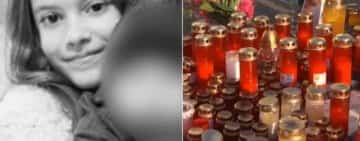 Altar de flori, lumânări şi păpuşi pentru fetiţa ucisă de o maşină de Poliţie 