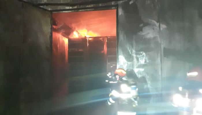 Un nou incendiu la fabrica de cocs/cărbune din Ceptura, la nici două săptămâni de la evenimentul precedent