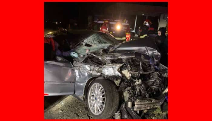 Accident rutier în comuna Răzvad. Trei persoane au ajuns la spital