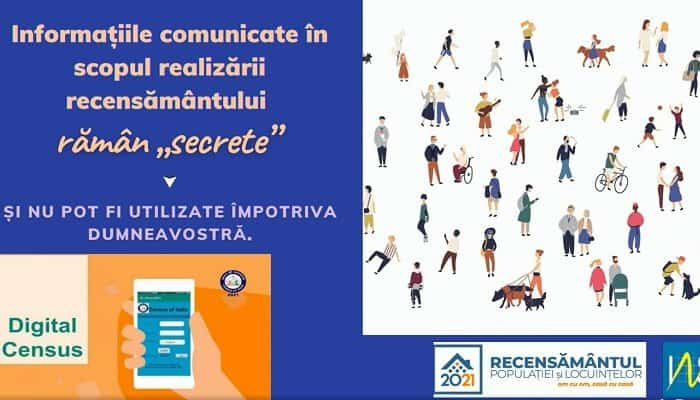 RECENSĂMÂNT 2022 – Luni începe autorecenzarea. Completarea chestionarului asigură o zi liberă