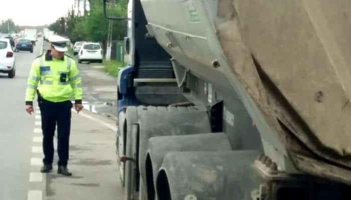 Acțiune pe drumurile din Prahova. Sunt vizați în special șoferii de transport marfă