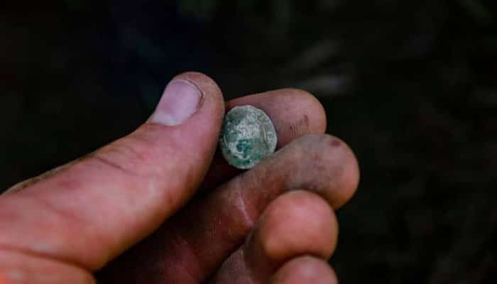 Peste 400 de monede de argint din secolul XVI, descoperite cu un detector de metale
