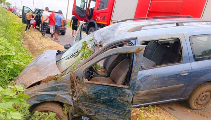 Accident rutier pe DJ 711 în Dâmbovița