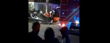 VIDEO 🎦 Accident cu o victimă la Gherghița. O mașină s-a răsturnat în urma impactului