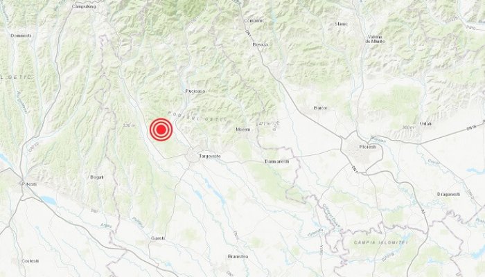 Cutremur slab înregistrat luni seară, în județul Dâmbovița