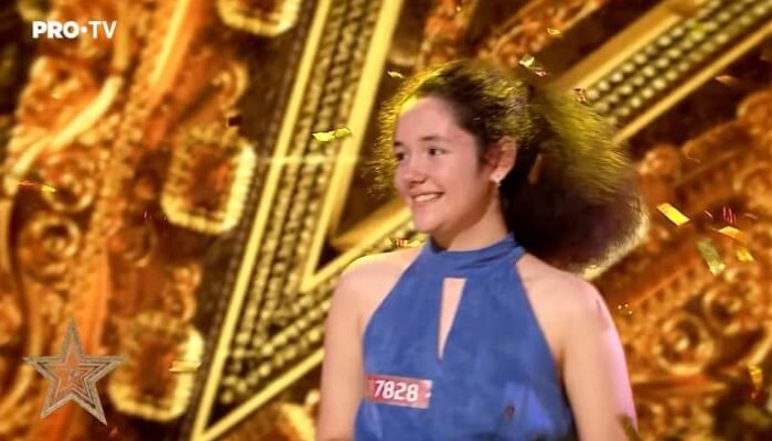 VIDEO 🎦 GOLDEN BUZZ pentru Carina Veghiu, prahoveanca de numai 11 ani care a ridicat sala în picioare, vineri seară, la “Românii au talent”