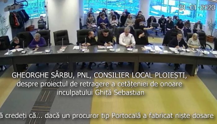 VIDEO | Deputatul Mihai Poliţeanu reclamă că PNL tergiversează proiectul de retragere a titlului de cetăţean de onoare al lui Sebastian Ghiţă