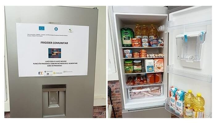 CLLD a înființat, la Câmpina, primul frigider comunitar