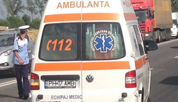 Un bătrân de 85 de ani pe scuter, implicat într-un accident pe DN1B, în Valea Călugărească