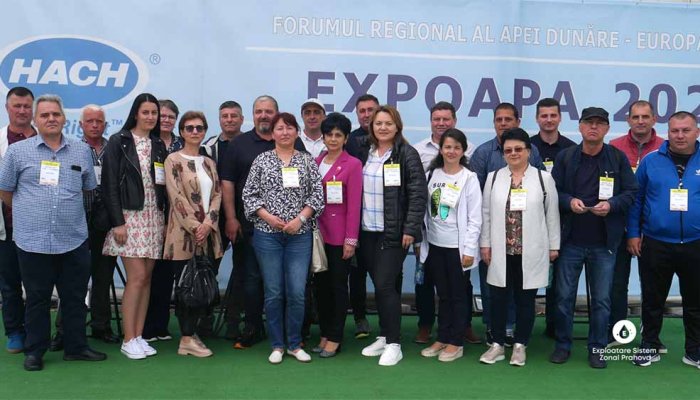 EXPLOATARE SISTEM ZONAL PRAHOVA participant la evenimentul Forumul regional al Apei „Dunăre-Europa de Est” EXPOAPA 2023