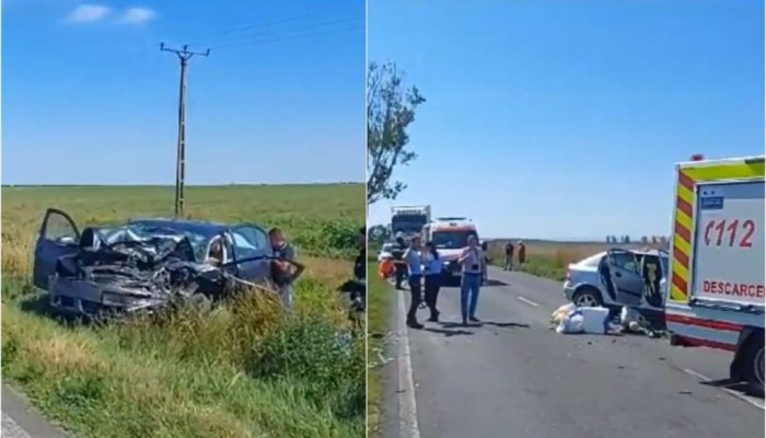 Doi oameni au murit şi trei sunt răniţi după ce o şoferiţă de 65 de ani a ajuns pe contrasens