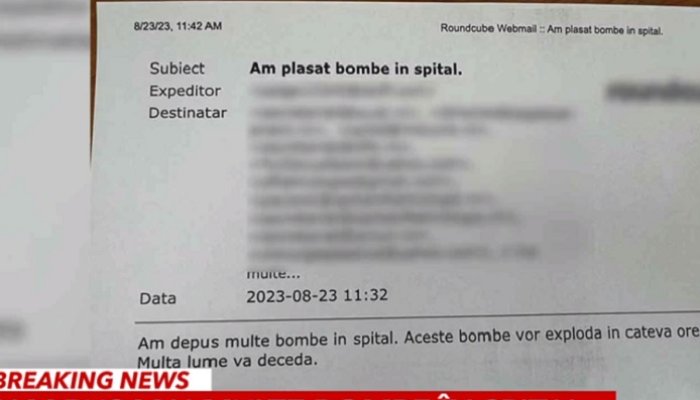 amenințare bombă spitale bucuresti