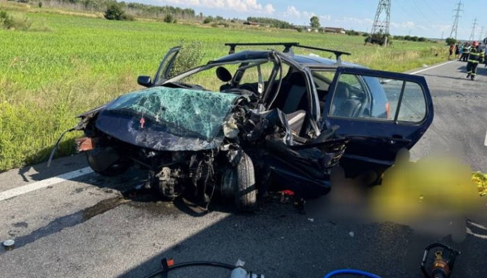 Accident mortal pe DN2A, la Giurgeni, în care a fost implicată o mașină din Prahova