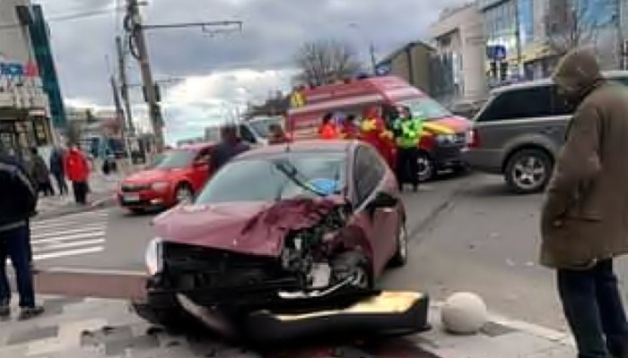 accident uraineni Galați trecere de pietoni