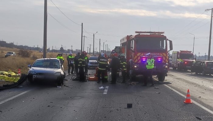 accident mortal dn1 giratoriu florești