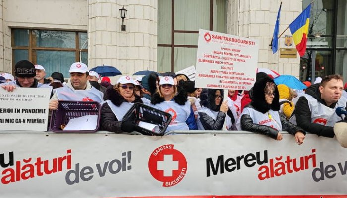 GREVA SANATATE | Sindicatele protestează joi în București și amenință cu greva generală