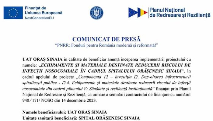 UAT ORAȘ SINAIA