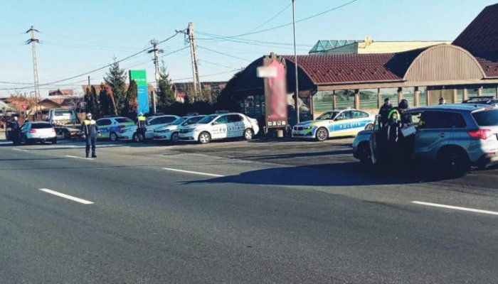 Razie a Poliției Rutiere pe DN1, în comuna prahoveană Bănești