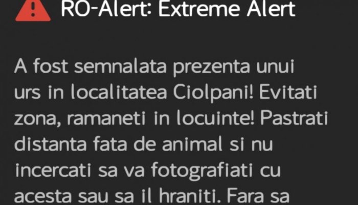 Mesaj RO-Alert