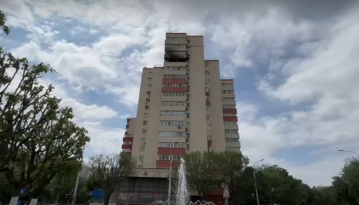 Bărbat carbonizat 