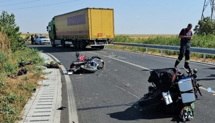 accident motociclete tir litoral