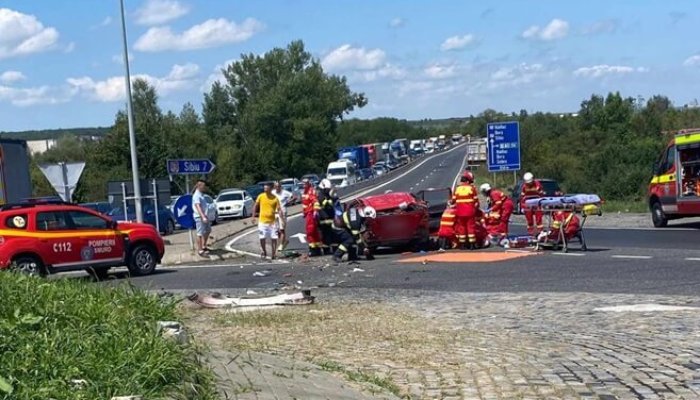 accident mortal dn1 sibiu