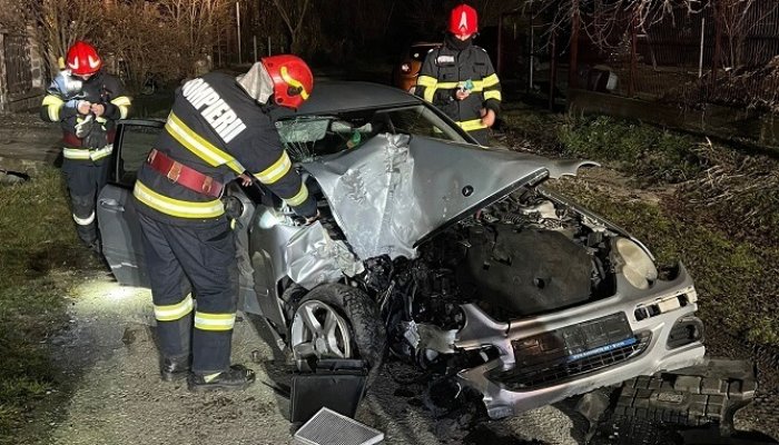 accident alcoolemie victimă scorțeni