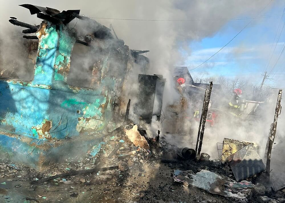 incendiu râfov pagube