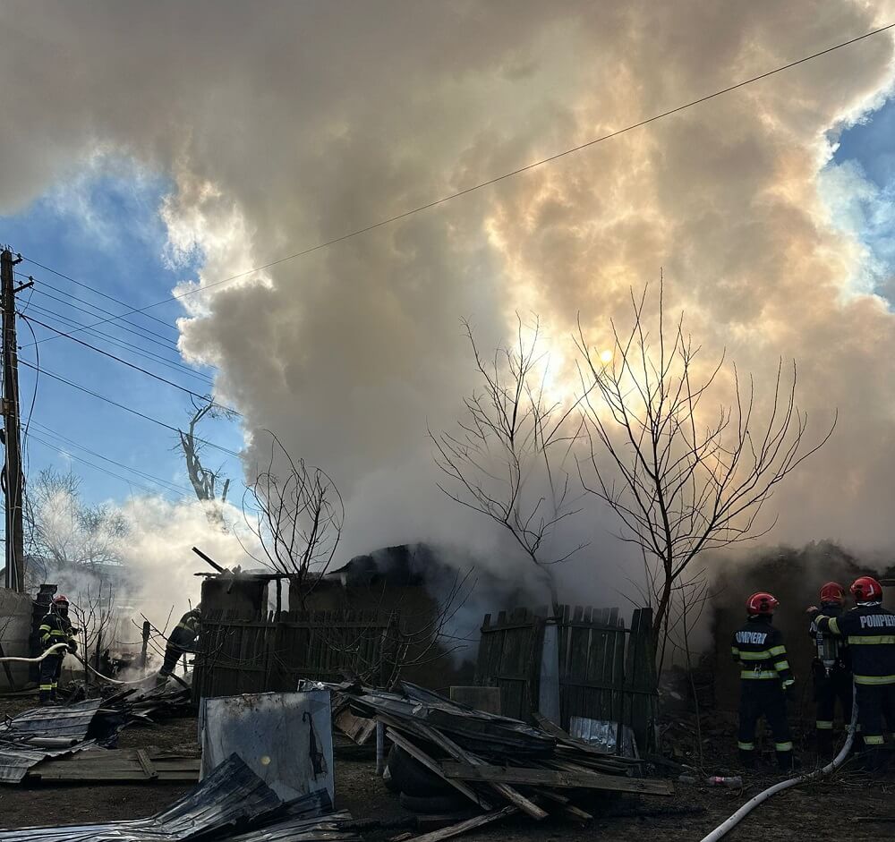 incendiu râfov pagube