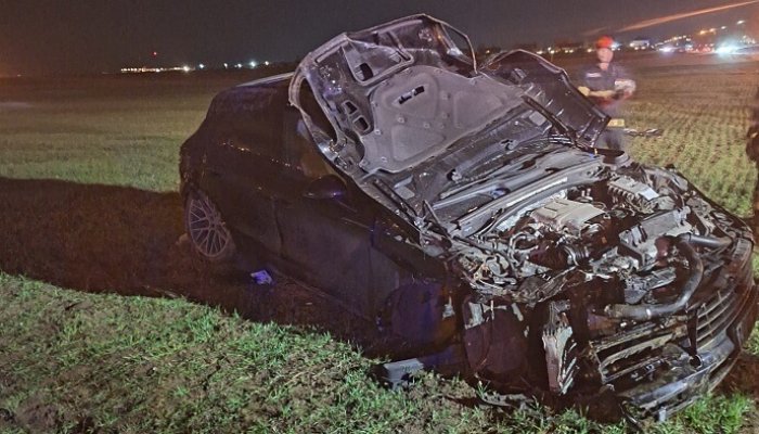 răsturnat cu mașina