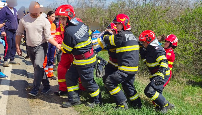 bărbat strivit