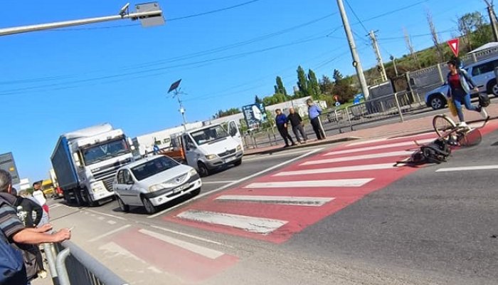 accident biciclist dn1b