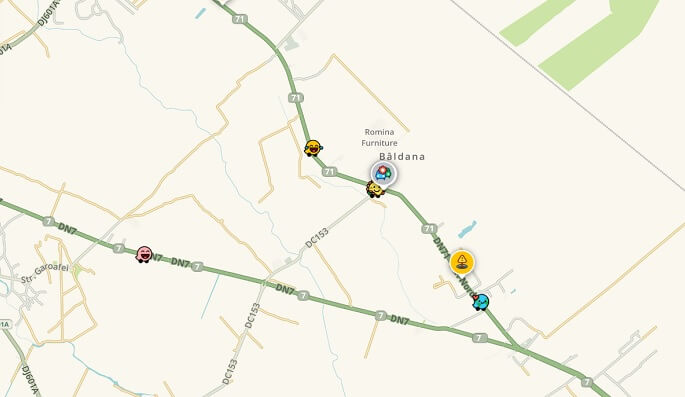 accident dâmbovita baldana microbuz dn71