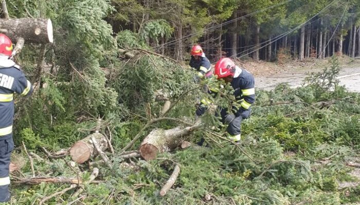 alerte meteo intervenții pompieri
