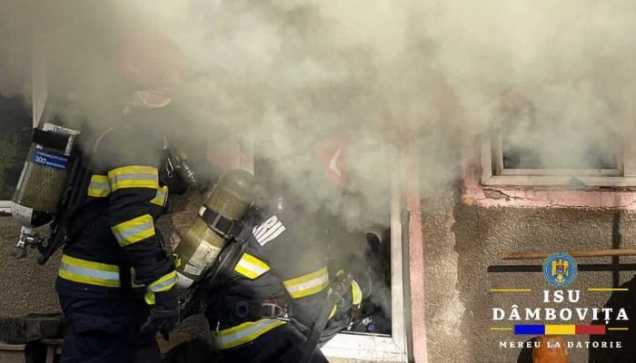 Incendiu în Târgoviște