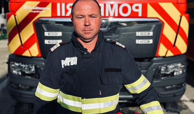pompier intervenție incendiu drajna