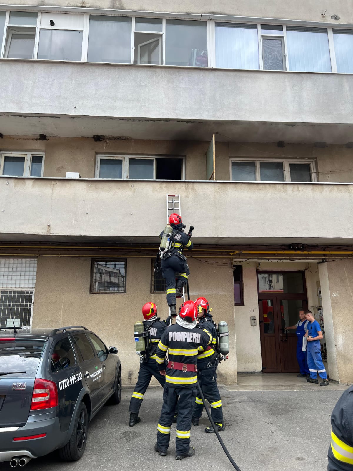 incendiu apartament Băicoi