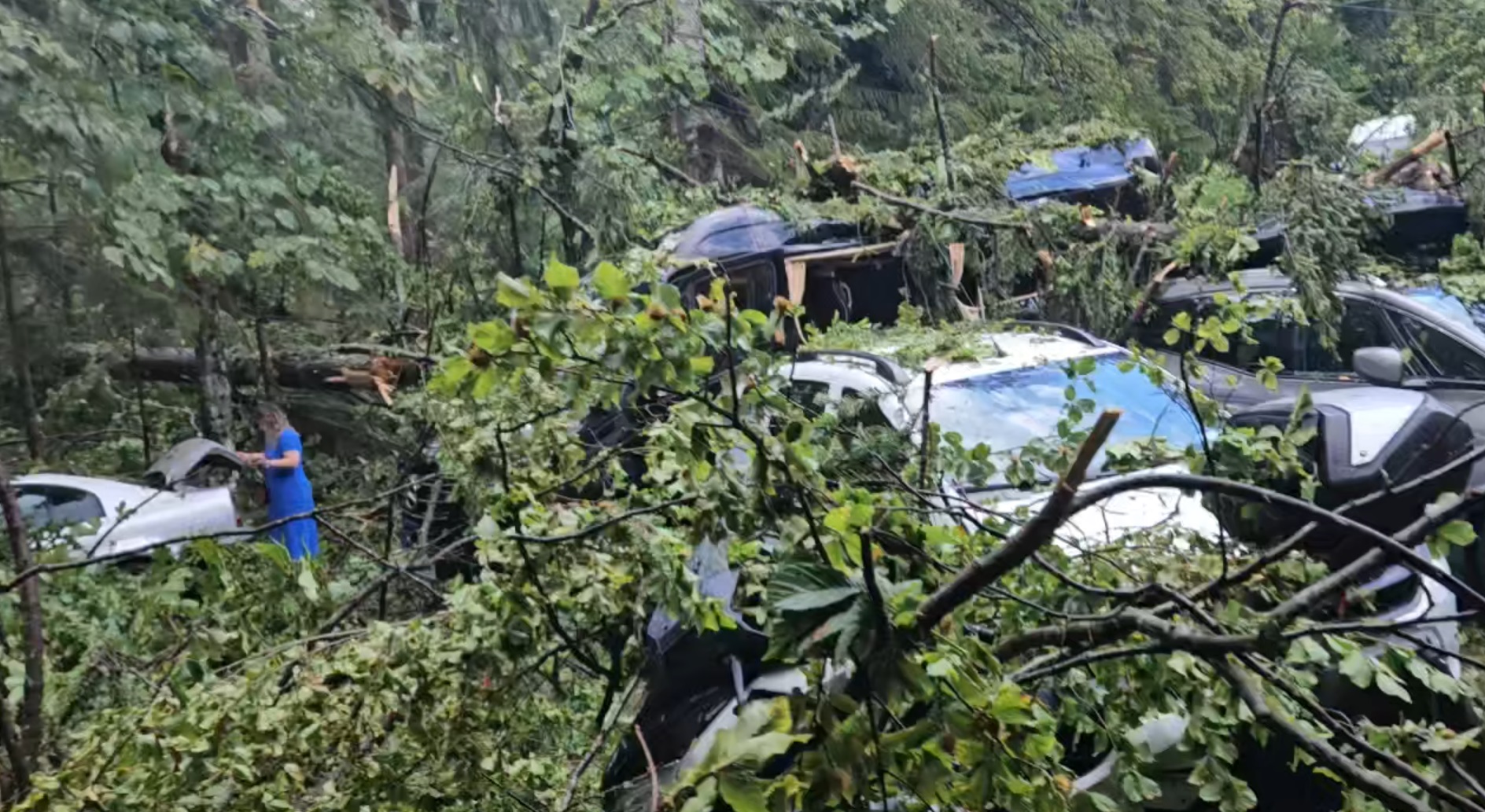 furtună sinaia 9 iulie pagube