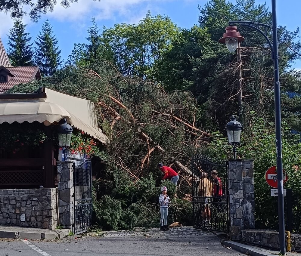 salvamont furtună sinaia