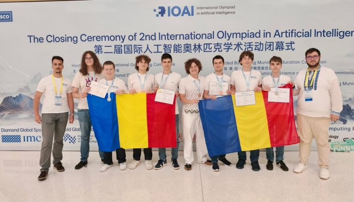 Olimpiada Internațională de Inteligență Artificială medalii românia