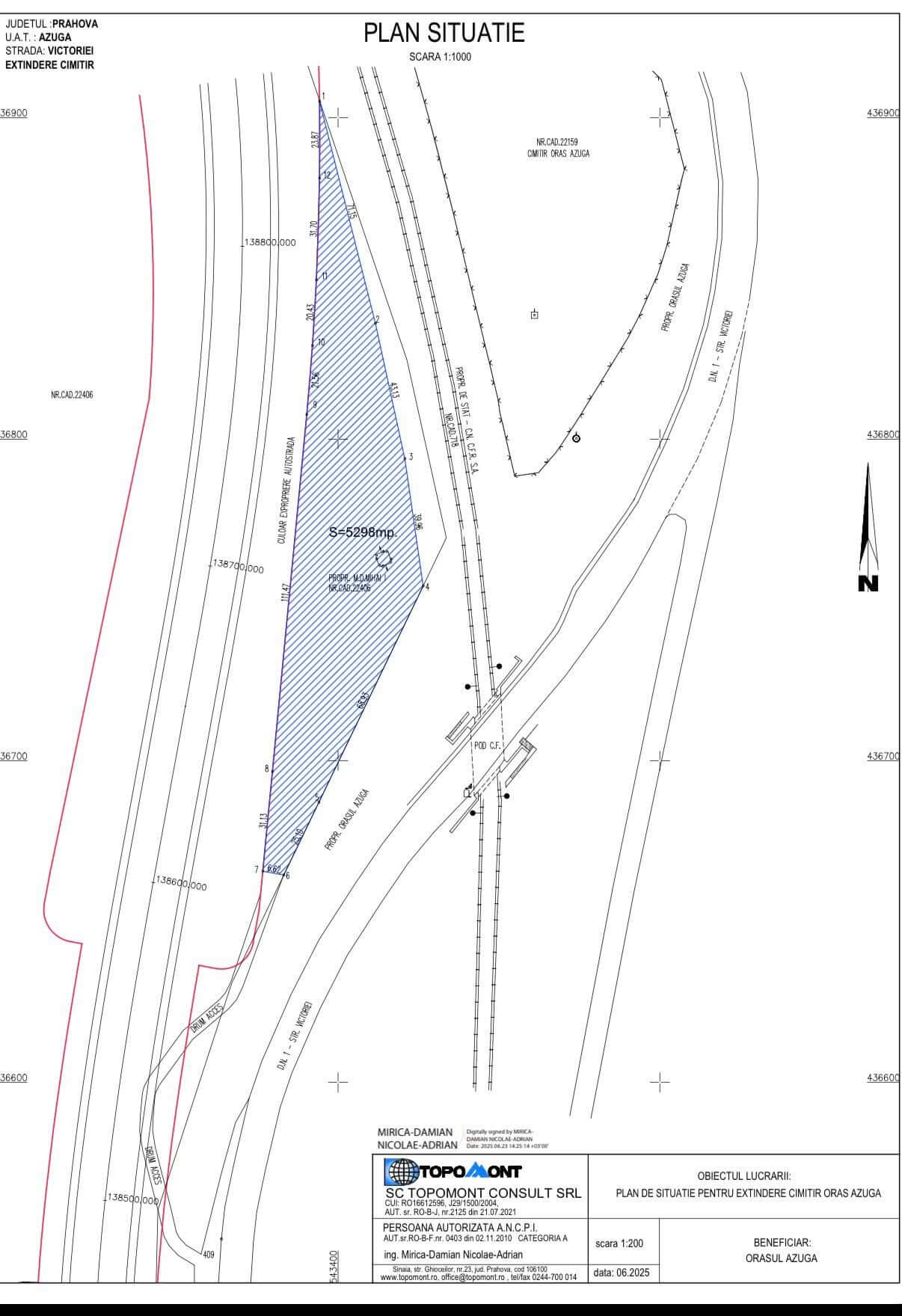 extindere cimitir azuga