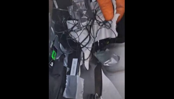 mașină poliție scurtcircuit