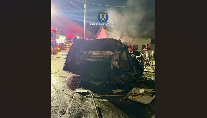 accident mortal foc găești