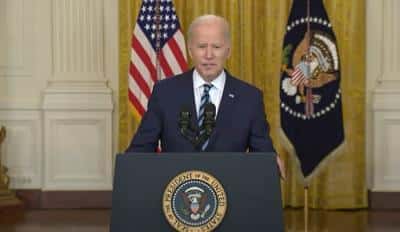 VIDEO Joe Biden a anunțat “pachete devastatoare de sancțiuni” pentru Rusia: Putin vrea să restabilească Uniunea Sovietică. Are o viziune sinistră asupra lumii