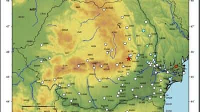 Încă două cutremure peste 4 grade, în decurs de câteva minute, luni dimineață