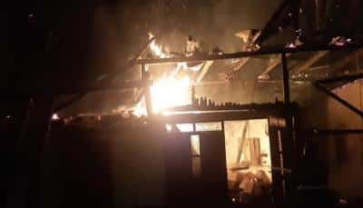 Victimă rănită grav în urma unui incendiu izbucnit azi-noapte, în Prahova