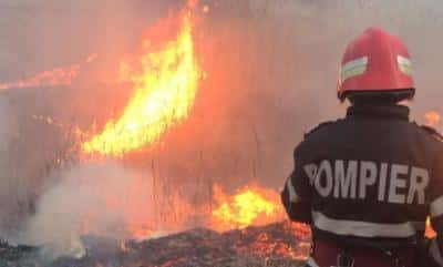 PRAHOVA: Incendiu la o firmă care colectează deșeuri periculoase. Au fost mobilizate cinci echipaje ISU