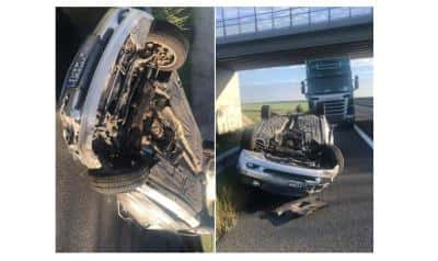 O mașină cu număr de Prahova implicată într-un accident mortal, duminică, pe A1. Șoferul autoturismului a murit