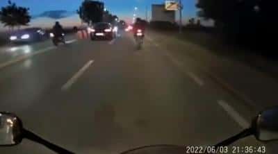 VIDEO – Accidentul de vineri seară, în care și-a pierdut viața un motociclist de 32 de ani, filmat cu o cameră de bord