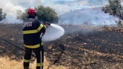 Incendiu devastator în Grecia, un oraş întreg a fost evacuat